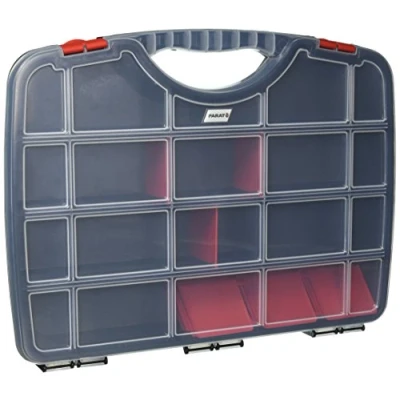 Abbildung von Parat 5853000391, Werkzeugkasten, Polypropylen, Schwarz, Rot, Transparent, 460 mm, 80 355 mm