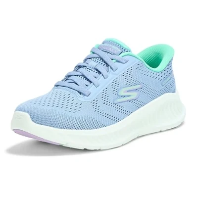 Abbildung von Skechers Damen Go Walk Now Sneaker, blau/grün, 37.5 EU