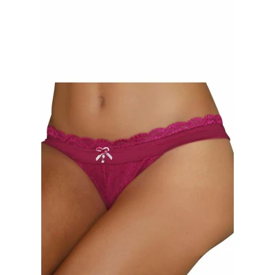 Abbildung von Lascana Pretty String, Damen, Größe: 36/38, Beere