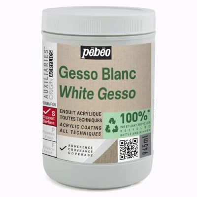 Abbildung von Pébéo Gesso Studio Green, weiß, 945 ml