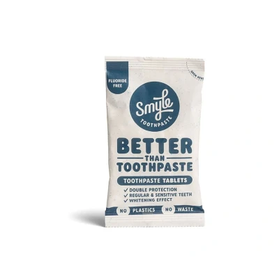 Abbildung von Smyle Zahnputztabletten Nachfüllpackung ohne Flourid 65 Stk. NP o. F.