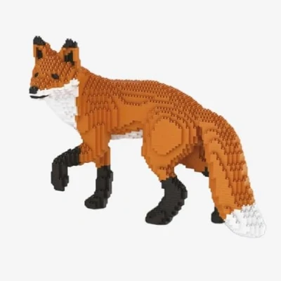 Abbildung von BlueBrixx Pro 107716 Fuchs (Diamond Blocks) aus Klemmbausteinen mit 2632 Bauelementen