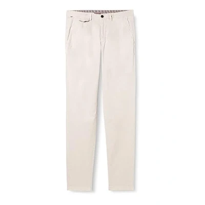 Abbildung von Tommy Hilfiger Herren Hose Chelsea Chino Premium Chino, Grau (October Grey), 34W / 34L
