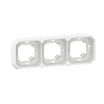 Abbildung von PLEXO55 montageramme for planforsænket 6 modul hvid