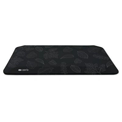 Abbildung von aeris Muvmat Anti Ermüdungsmatte für Stehtische Ergonomische 2 Zonen Schreibtisch Stehmatte gesundes Stehen strapazierfähige Arbeitsplatzmatte Bezug Leaf Art