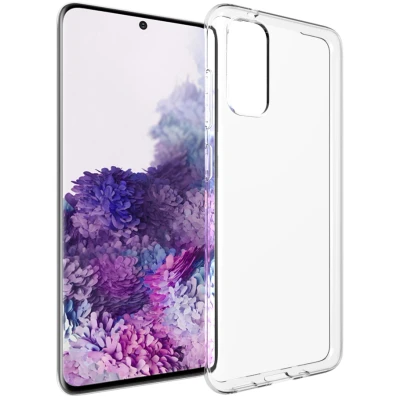 Abbildung von Samsung Galaxy S20 Hülle Silikon Accezz Soft Case/Backcover Handyhülle Transparent