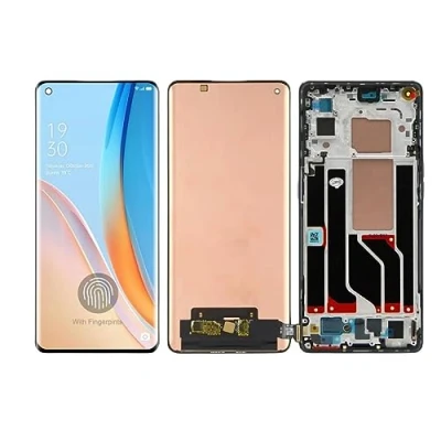 Abbildung von SHOWGOOD für Oppo Reno6 Pro 5G LCD Display Touchscreen Digitizer Ersatz Reno 6 PEPM00, CPH2249 (Schwarz mit Rahmen)