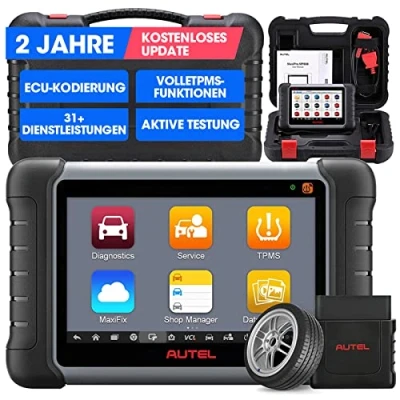 Abbildung von Autel MaxiPRO MP808S TS Diagnosegerät Scanner 2023 Neueste mit 2 Jahre Update, ECU Codierung, Full TPMS Lösung, 31+ Dienstleistungen, Active Test, OE Diagnose, Sensor Programmierung