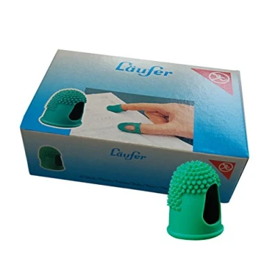 Abbildung von Läufer 77311 Blattwender Größe 3, Ø 17 mm, grün, Latex frei, mit feinen Gumminoppen, Schachtel 10 Stück