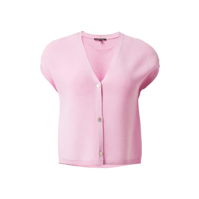Abbildung von comma Strickjacke, Damen, Größe: 38, Rosa