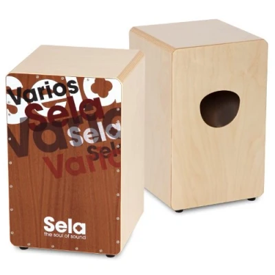 Abbildung von Sela SE 013 Varios Design Snare Cajon mit System, geeignet für Anfänger und Fortgeschrittene, Made in Germany