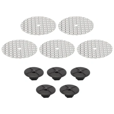 Abbildung von MangWany Hitzeschild Reparatursatz mit Reparaturblechen Set Kunststoffmuttern 2019900050 N90335004 N90335006 N90796501 N90796502 Kompatibel Au di V W Sko da