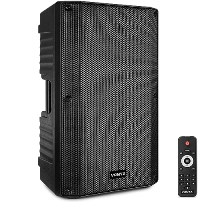 Abbildung von Vonyx VSA15BT doppelverstärkter Aktivlautsprecher (1000 Watt) mit