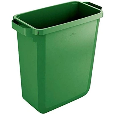 Abbildung von Durable Abfalleimer Durabin 60 Liter, lebensmittelecht, mit Tragegriffen, grün, 1800496020