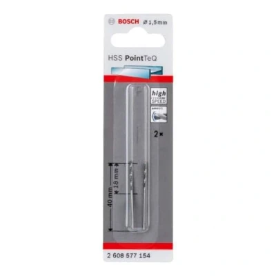 Abbildung von Bosch Prof Spiralbohrer PointTeq 1.5 mm (2)