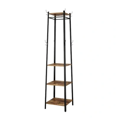 Abbildung von Vicco Garderobenständer Fyrk, Eiche rustikal, 43 x 180 cm