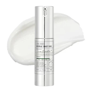 Abbildung von VT Cosmetics Gesichtsserum Reedle Shot 1000 15ml für maximale Absorption &amp; Hauterneuerung innovative Microneedle Essenz, K Beauty Produkt, mit Mikro CICA Reedle™, intensive Wirkstoffaufnahme