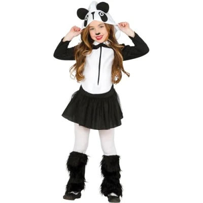 Abbildung von GUIRCA 83251.0 Für Kinder Panda Kostüm, Mädchen, Wie abgebildet, 10 12 años