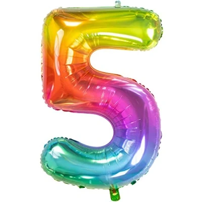 Abbildung von Heliumballon lecker gummiary Regenbogen Abbildung 5 81 cm