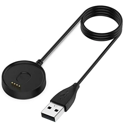 Abbildung von TECHGEAR USB Kabel Ersatzkabel für TicWatch E2 / S2 Smartwatch Lade Power Dock Cradle Kompatibel mit S2, Ladestation E2,