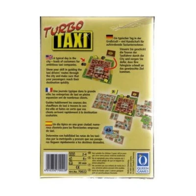 Abbildung von QUEEN GAMES Turbo Taxi Brettspiel Familienspiel Strategie