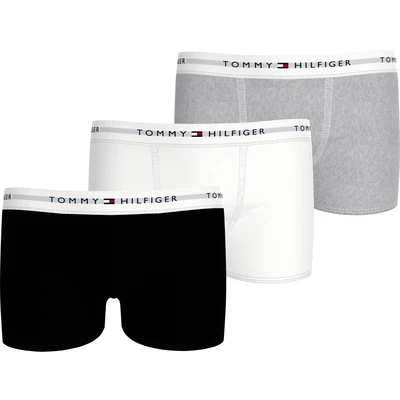 Abbildung von Tommy Hilfiger Underwear TRUNK 3P (Packung, 3 St., 3er) mit Logo Stretchbund