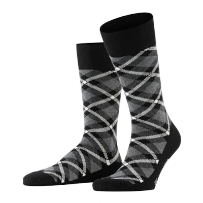 Abbildung von Burlington Tartan Socken black, Herren, Größe: 40 46, Black