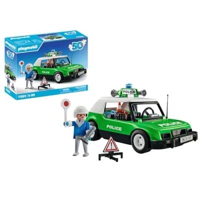 Abbildung von Playmobil® Konstruktions Spielset Classic Polizeiauto (71591), City Life, (23 St), Made in Europe