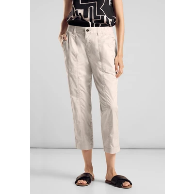 Abbildung von Street One IM Loose FIT Stoffhose, Damen, Größe: 36x26, Beige
