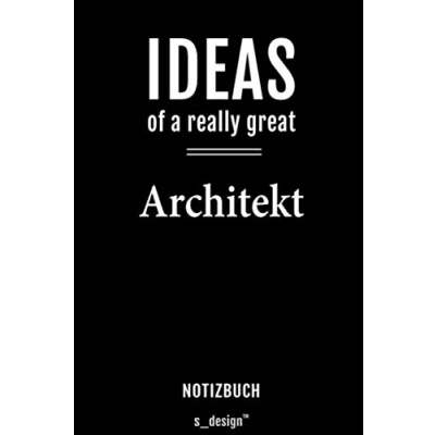 Abbildung von Notizbuch für Architekten / Architekt Architektin: Originelle Geschenk Idee [120 Seiten gepunktet Punkte Raster blanko Papier]
