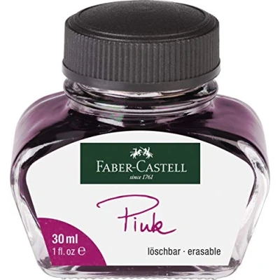 Abbildung von Faber Castell Füllhaltertinte Glas 30 ml pink
