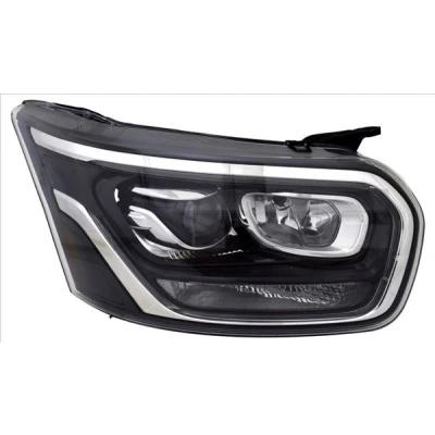 Abbildung von TYC 20 19091 06 2 Scheinwerfer rechts D5S, H11, LED schwarz mit Tagfahrlicht, Abbiegelicht für Rechtsverkehr Elektromotor