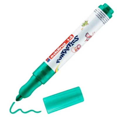 Abbildung von 10 x edding Fasermaler 14 Funtastics ca. 3mm grün