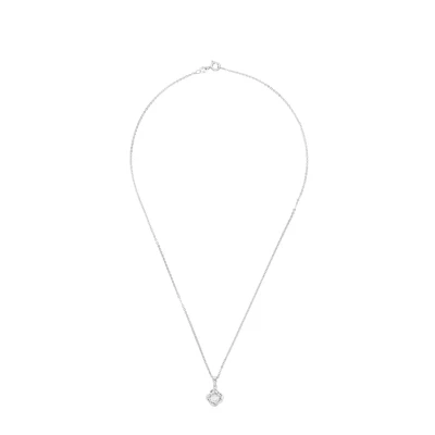 Abbildung von Amor Kette mit Anhänger 925 Sterling Silber Damen Halsschmuck, Zirkonia synth., 45 cm, Silber, Kommt in Schmuck Geschenk Box, 2026270