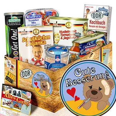 Abbildung von Gute Besserung + Geschenk für Sie zur genesung Ostpaket