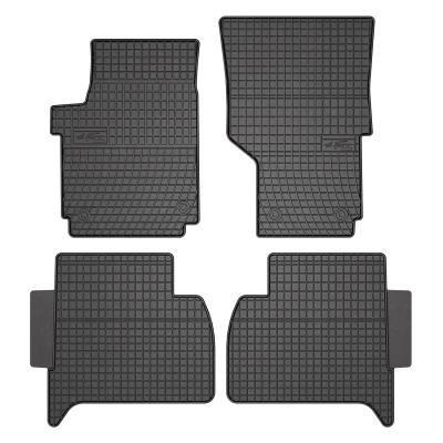 Abbildung von FROGUM 0401 Fußmattensatz Gummi vorne und hinten 4 schwarz Maßgefertigt VOLKSWAGEN: Amarok Pickup