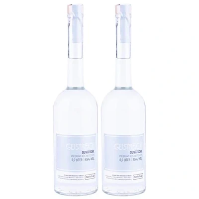 Abbildung von Nehrbaß 2er Set Zwetschgenbrand&quot;Quwätsche&quot; 0,7 Liter Premium Edelbrand 45% Vol. Obstbrand aus ausgesuchten Zwetschgen Zwetschge Schnaps Brand Deutschland