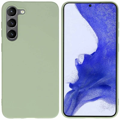Abbildung von Samsung Galaxy S23 Plus Hülle Silikon iMoshion Soft Case/Backcover Handyhülle Grün
