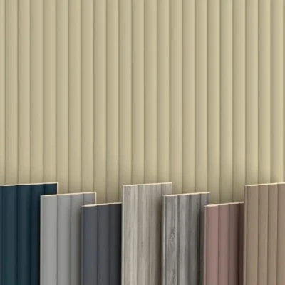Abbildung von Wave Lamellen 2,75m HEXIM MDF Holz Lamellenwand Wandpaneele Lamellenverkleidung Wandverkleidung Lamellenpaneele Holzpaneele Natur (8 Paneele &amp; Zubehör, De Luxe Palomino)
