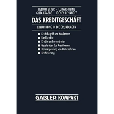 Abbildung von Das Kreditgeschaft (German Edition): Einführung in die Grundlagen