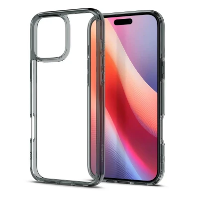 Abbildung von Spigen Ultra Hybrid Schutzhülle für iPhone 16 Pro, nicht kompatibel mit MagSafe, Anti Vergilbung, militärischer Schutz, Space Crystal