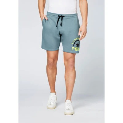Abbildung von Chiemsee Bermudamit SURF Riders PEAK Druck kurze Sporthose, Herren, Größe: Medium, Blue stone