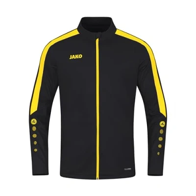 Abbildung von JAKO Kinder Polyesterjacke Power, Schwarz/Citro, 128