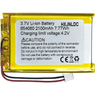 Abbildung von DC 3.7V 2100mAh 654060(704060) Li ion Lithium Ionenpolymer Batteriewechsel für DIY 3.7 5v elektronische Produkte, GPS, LED Licht, Bluetooth Lautsprecher, Mobile Stromversorgung