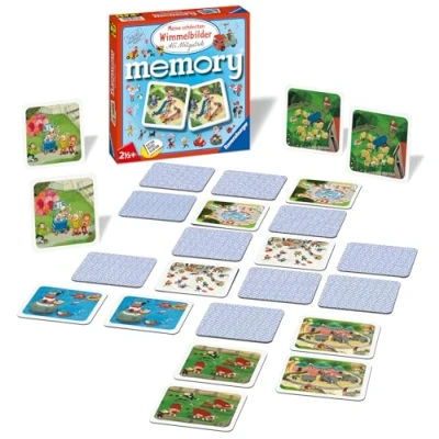 Abbildung von Ravensburger Meine SCHÖNSTEN Wimmelbilder Memory Brettspiel für Kinder, Größe: One Size, Mehrfarbig