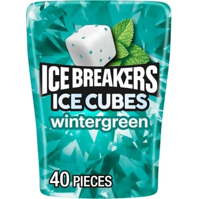 Abbildung von Ice Breakers Cubes Sugar Free Wintergreen Gum, 3.24 oz