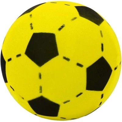 Abbildung von Softball 20 cm Schaumstoffball Kinder Fußball weicher Ball Indoor &amp; Outdoor (Einzeln) (1 Ball, gelb)