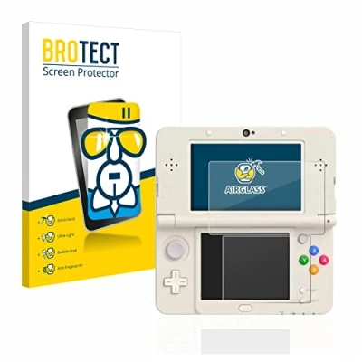 Abbildung von BROTECT Schutzglas für Nintendo New 3DS Schutzfolie Panzer Folie Glas [Extrem Kratzfest 9H, Anti Fingerprint, Ultra Transparent]
