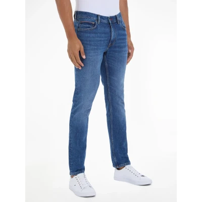 Abbildung von Tommy Hilfiger Straight Denton Jeans Leg, Herren, Größe: 34x34, Custer indigo