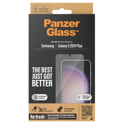 Abbildung von PanzerGlass Ultra Wide Fit Samsung Galaxy S24 Plus Panzerglas